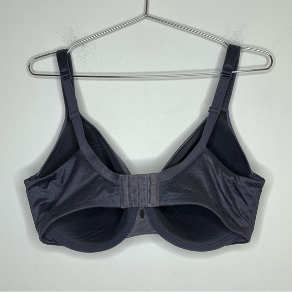 CACIQUE 38DDD Intuition Full Coverage Bra Blue Grey - Picture 2 of 8